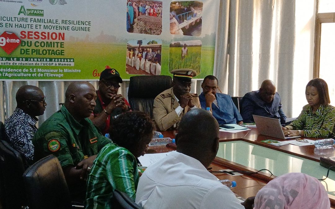 AgriFARM-HMG – Neuvième session du comité de pilotage –                                         Mamou le 25 Janvier 2025