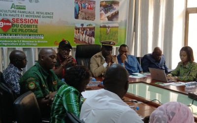 AgriFARM-HMG – Neuvième session du comité de pilotage –                                         Mamou le 25 Janvier 2025
