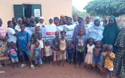 Projet AgriFARM – AGUISSA Séance de sensibilisation et de communication nutritionnelle – Kaboukariah le 8 Novembre 2025