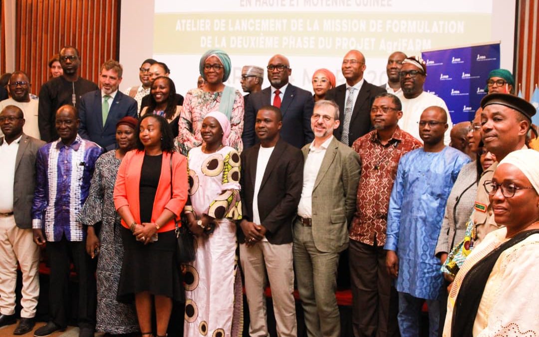 Ministère de l’Agriculture – Fonds International de Développement Agricole                                                                 Atelier de lancement de la mission de formulation de la deuxième phase du projet AGRIFARM                                        Conakry, 24 Mars 2026