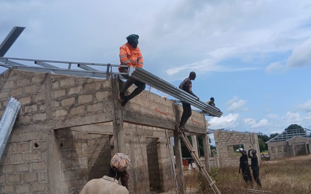 Projet AgriFARM : le futur marché agricole de collecte de Sanankoroni prend forme pour dynamiser la commercialisation des produits agricoles dans la préfecture de Kérouané