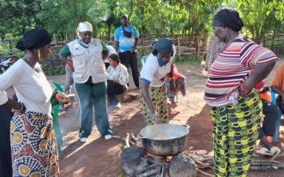Dabola : à Kadabaya, AGUISSA renforce les connaissances des communautés sur les bonnes pratiques nutritionnelles