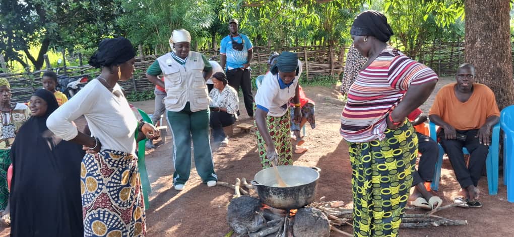 Dabola : à Kadabaya, AGUISSA renforce les connaissances des communautés sur les bonnes pratiques nutritionnelles