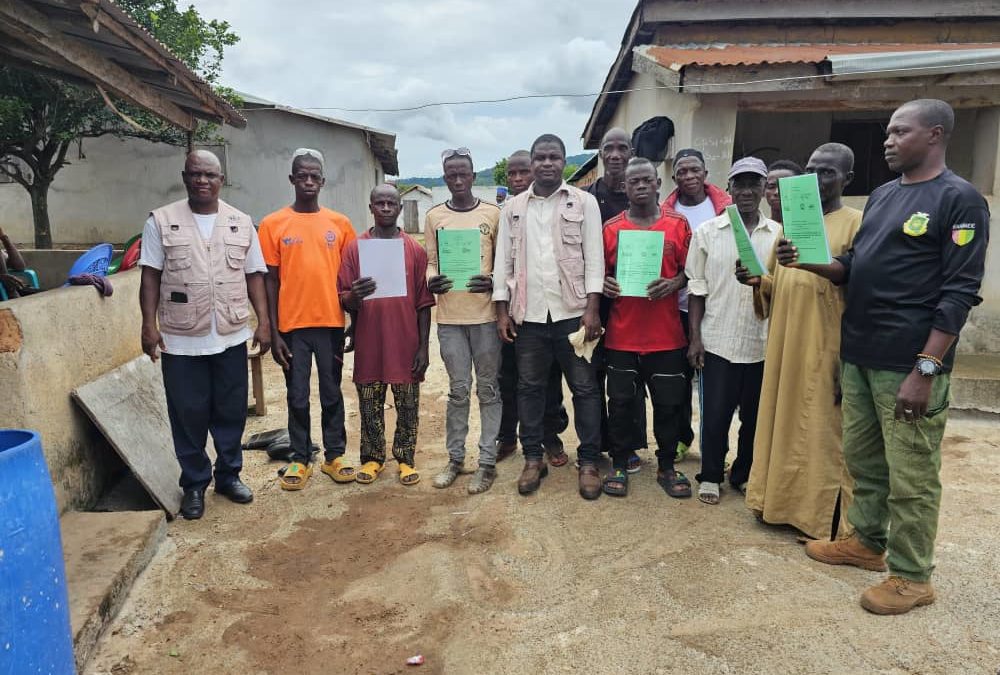 AgriFARM : ORT Guinée installe des Comités de Gestion des Ressources Naturelles dans plusieurs sous-bassins versants